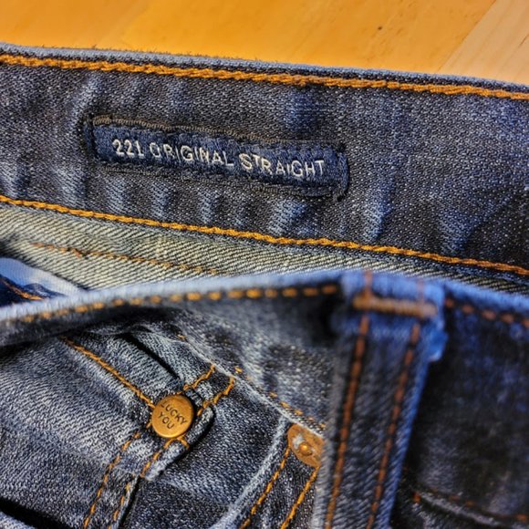 Lucky 221 Original Straight Cut Off Distressed 36 - Picture 4 of 8